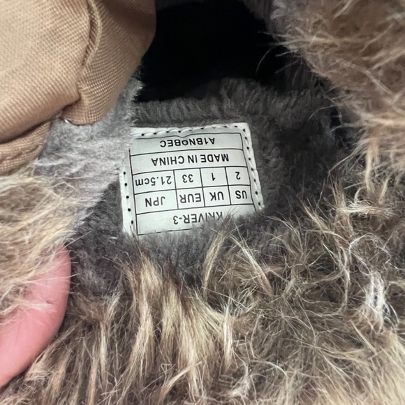 DreamPairs Kriver Brown Boot Sz 2 Big Girl - Picture 7 of 14